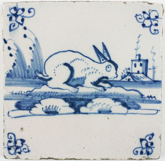 Delft order Rabbits and Flowers